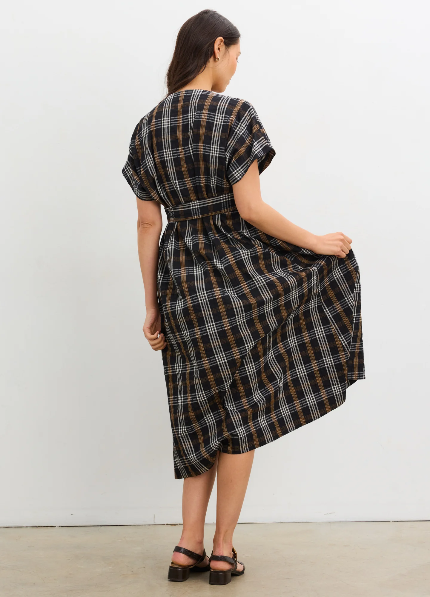 The Autumn Plaid Carolina Dress - Image 4