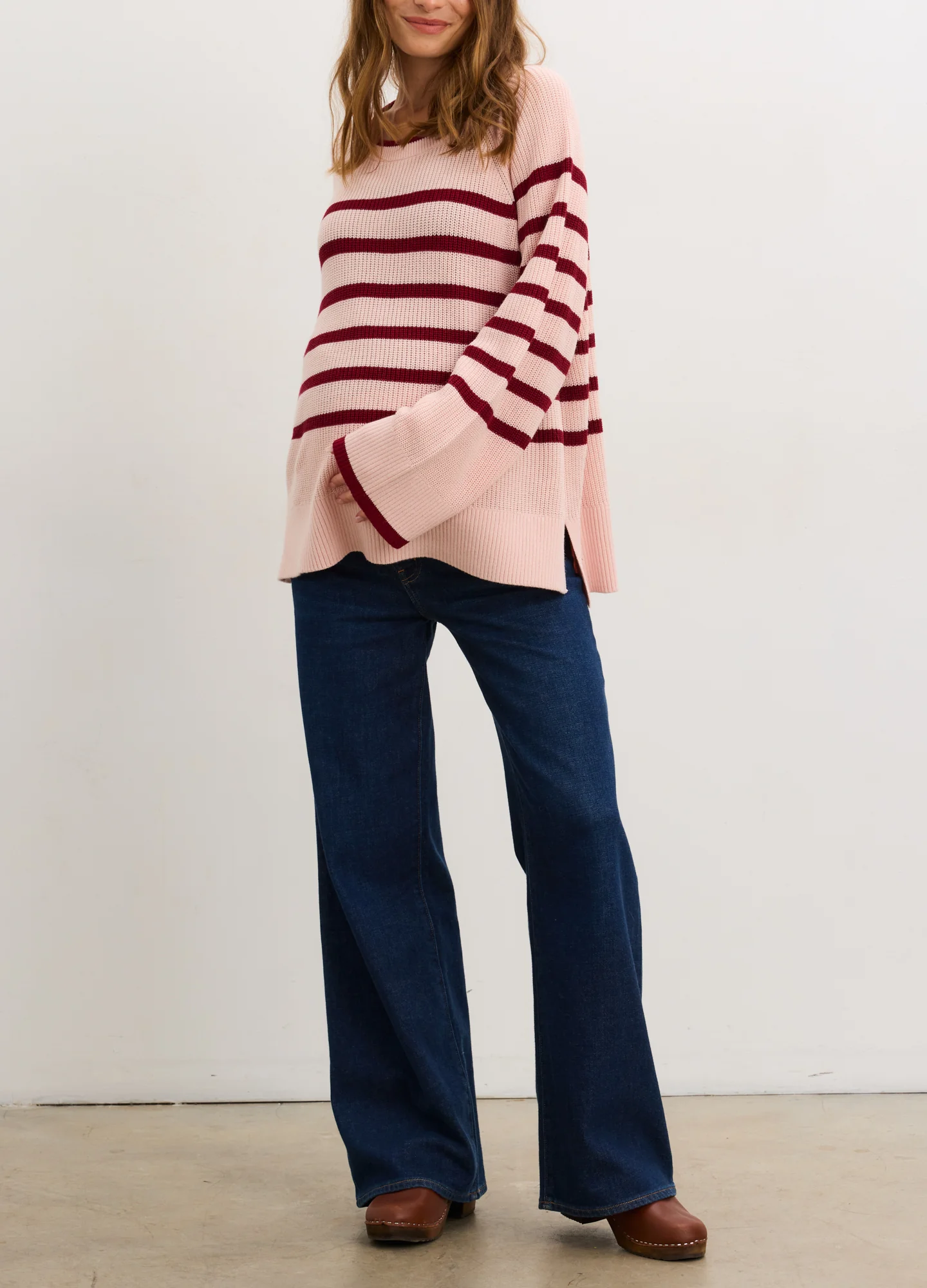 The Carly Striped Shaker Pullover - Image 3