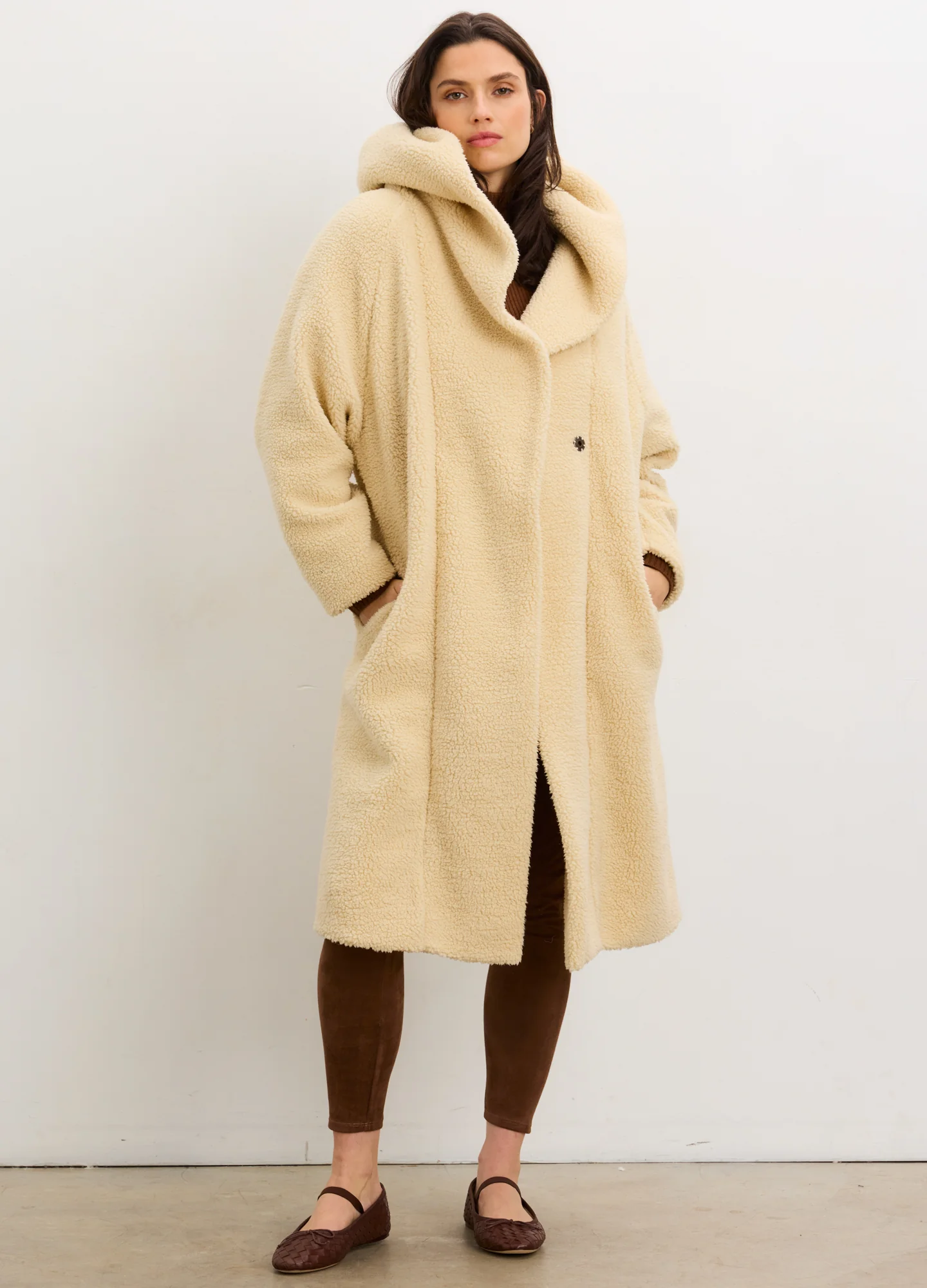 The Coco Shearling Cocoon Coat - Image 3