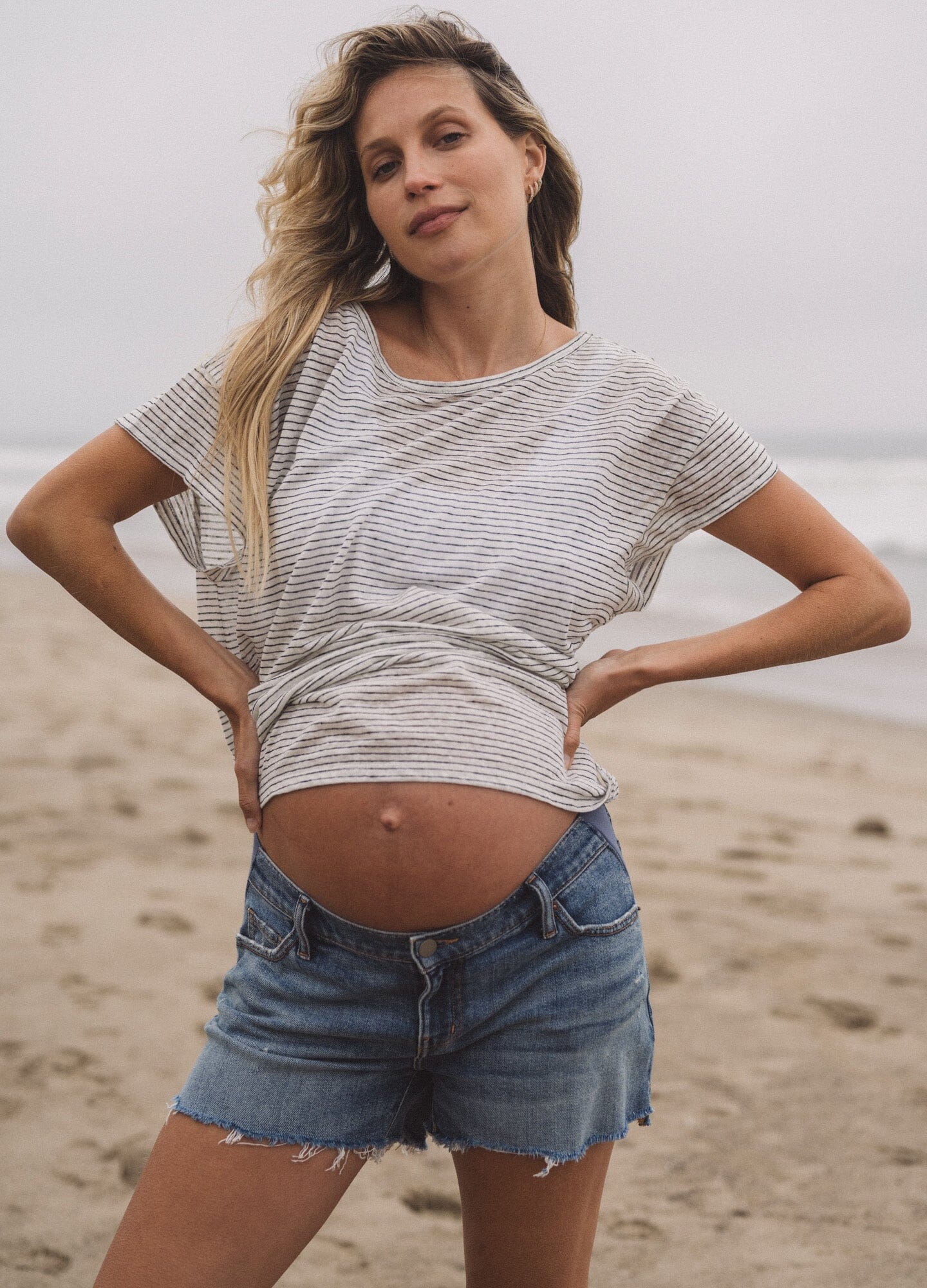 The Cut Off Maternity Short - Image 3
