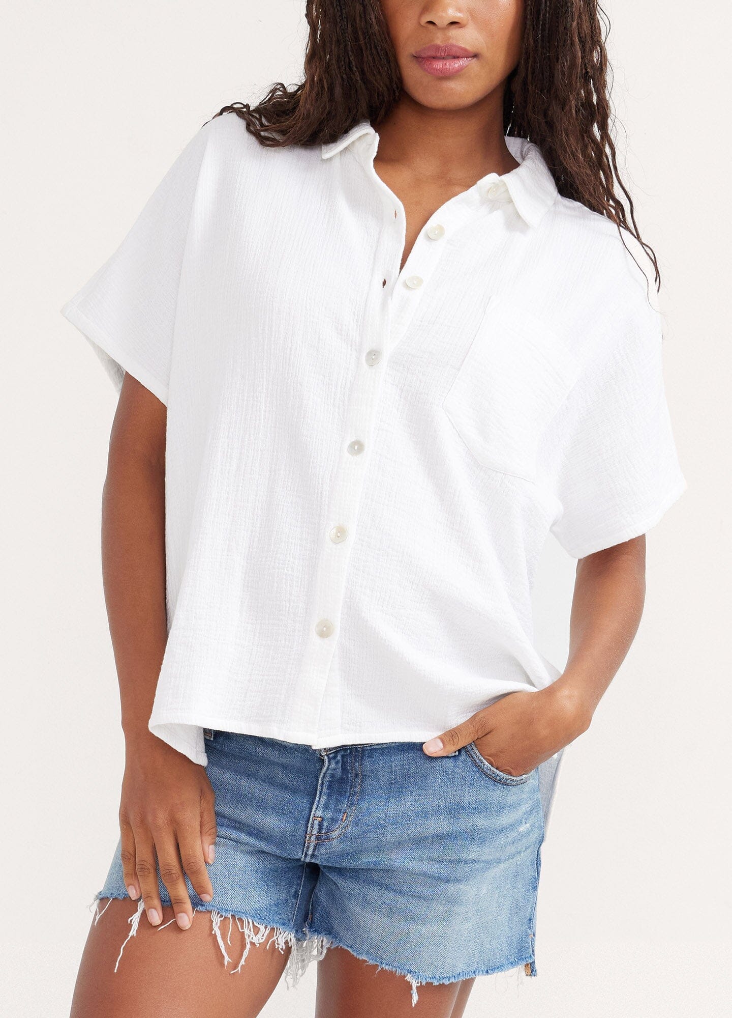 The Cut Off Maternity Short - Image 5