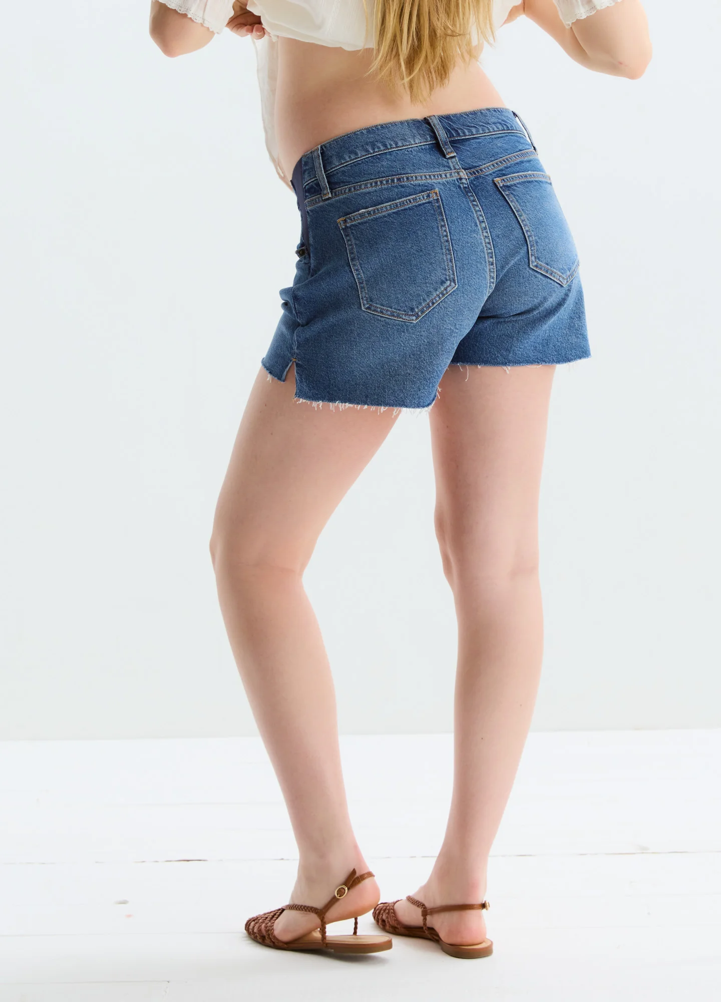The Cut Off Maternity Short - Image 6