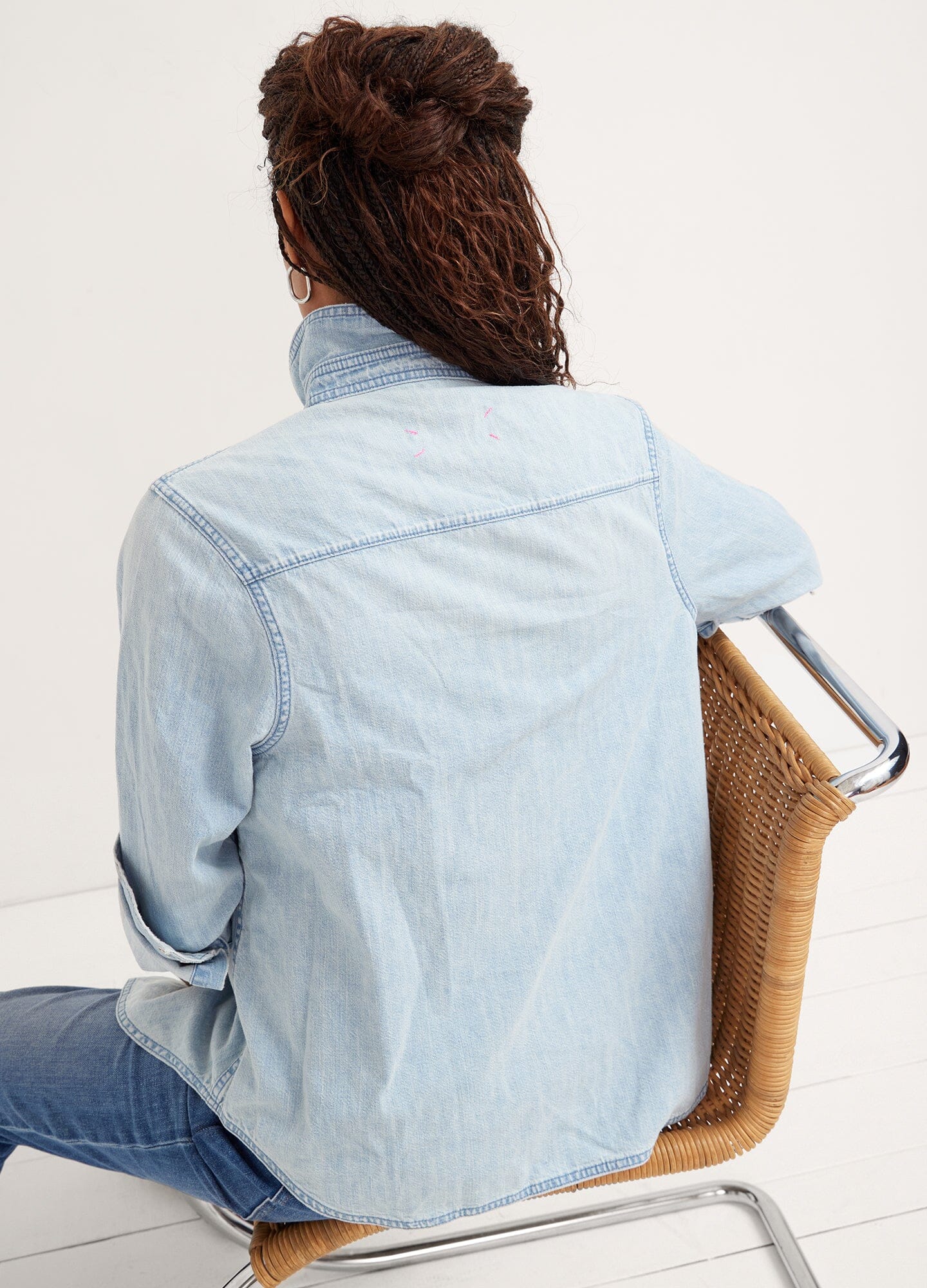 The Denim Maternity Shirt - Image 5