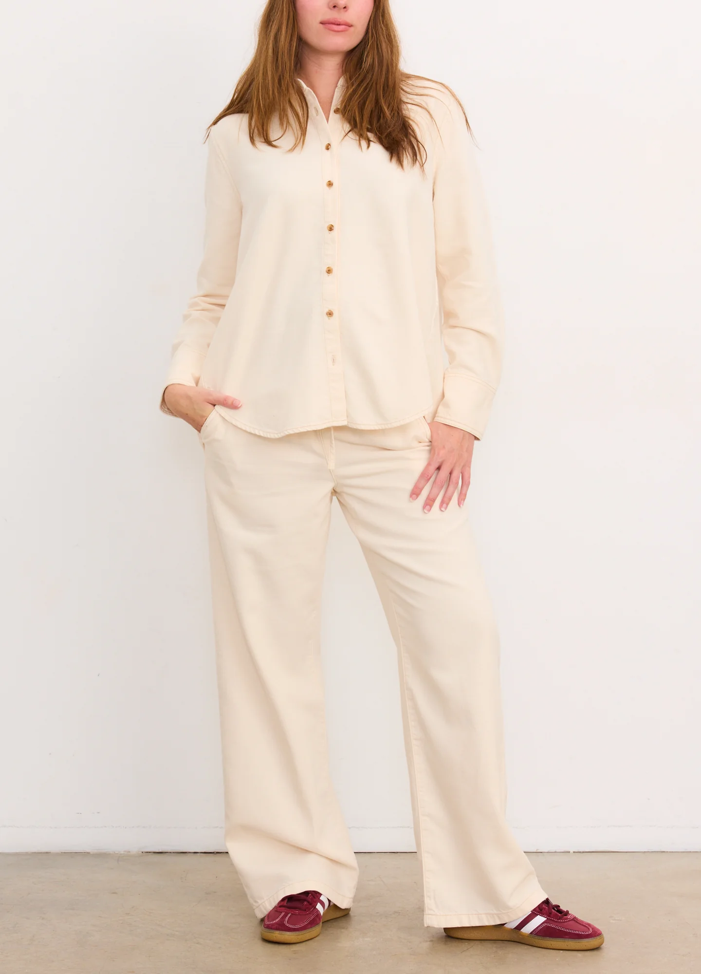 The Drapey Denim Boyfriend Shirt - Image 3