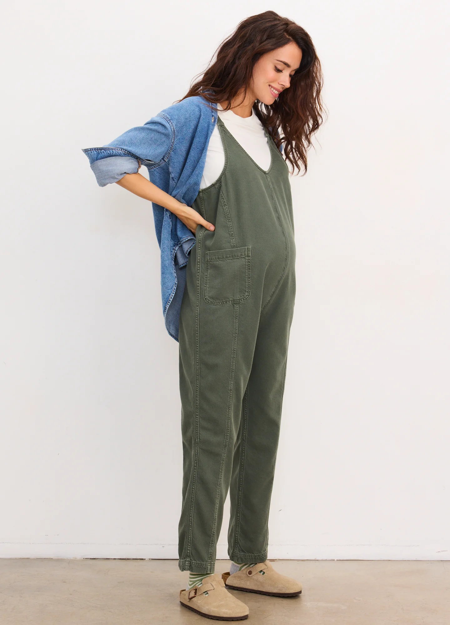 The Drapey Denim Nora Jumpsuit - Image 3