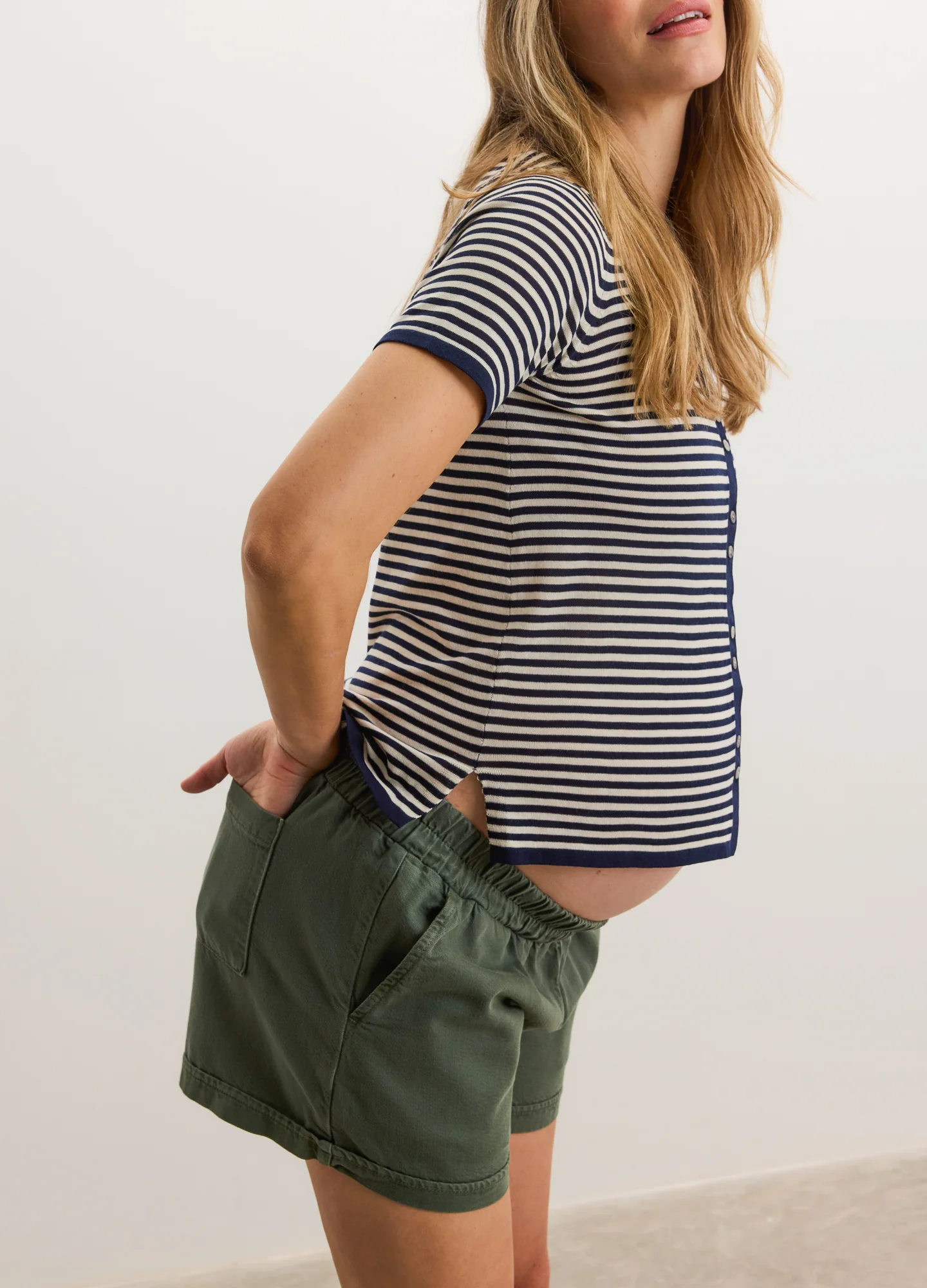 The Drapey Denim Short - Image 2