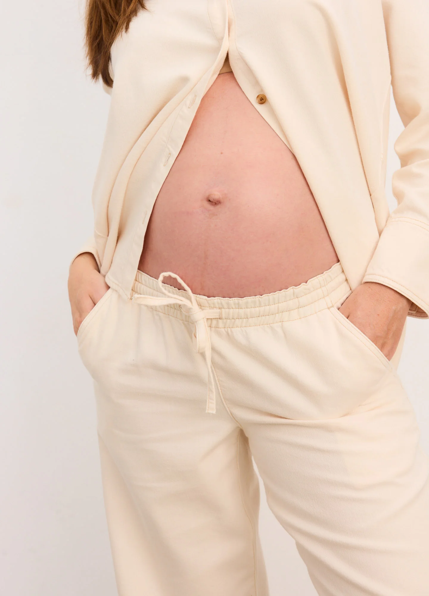 The Drapey Denim Wide Leg Pant - Image 4
