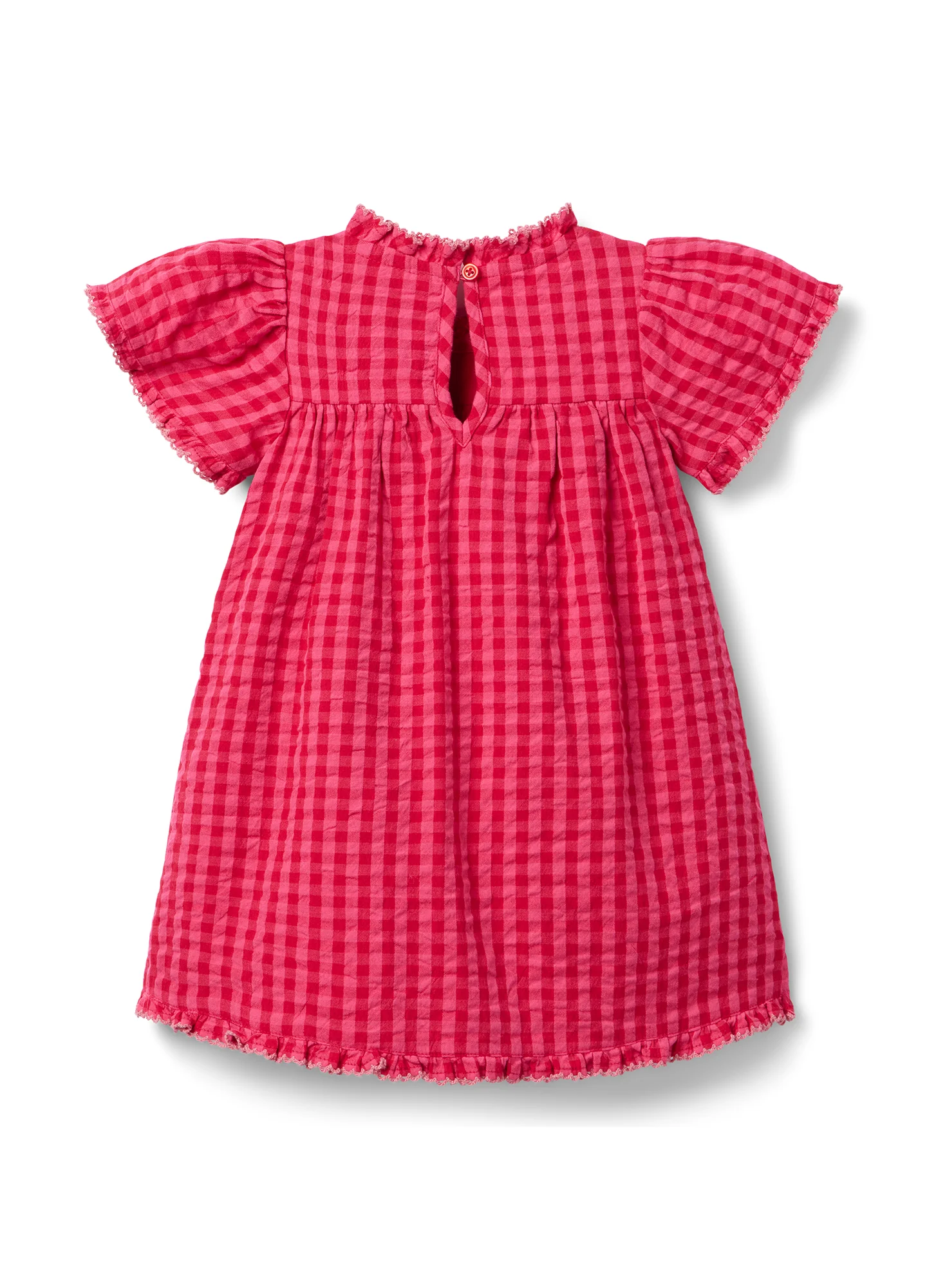 The Gingham Flutter Sleeve Dress - Image 2