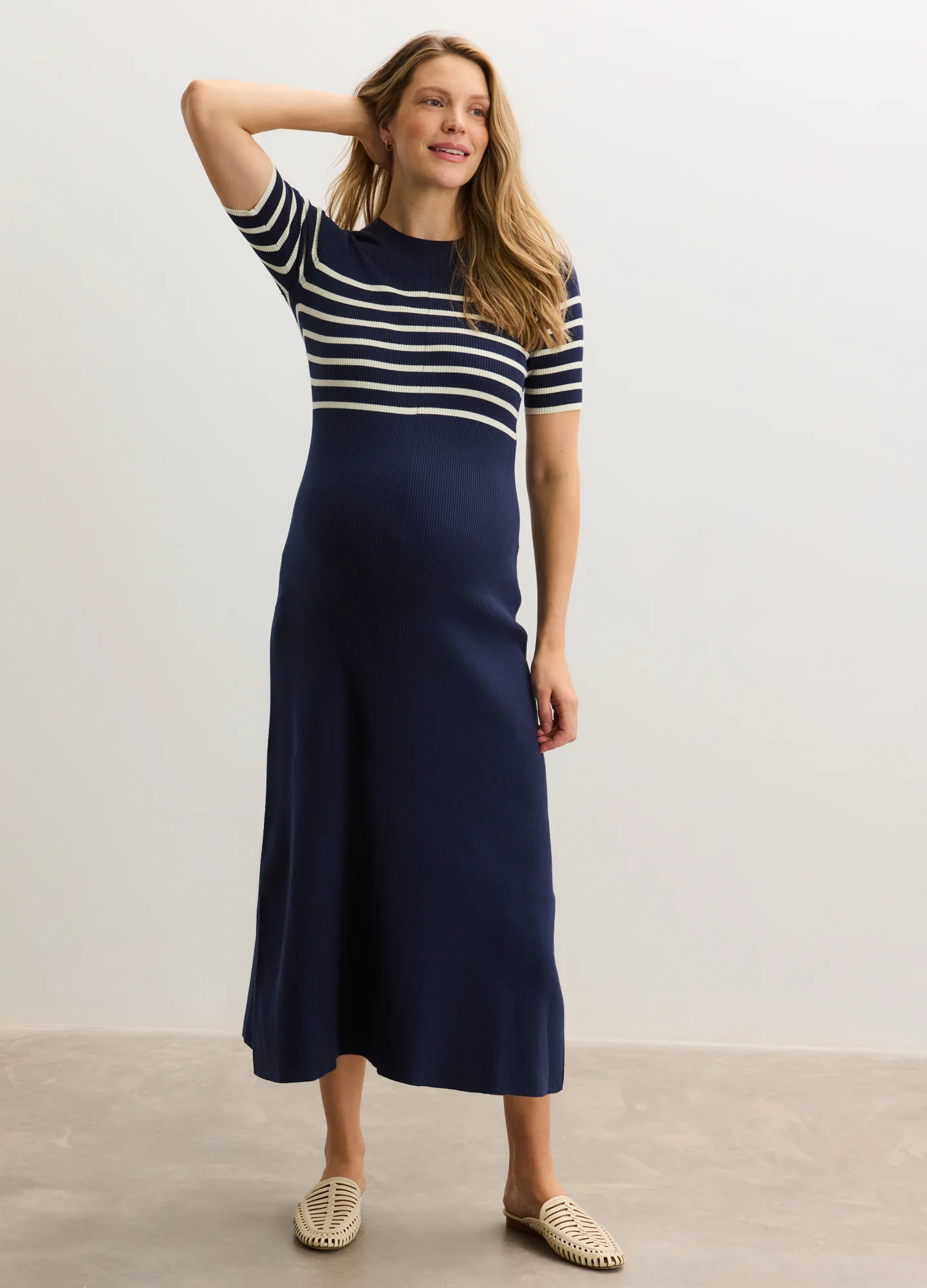 The Kaitlyn Cotton Rib Dress - Image 2
