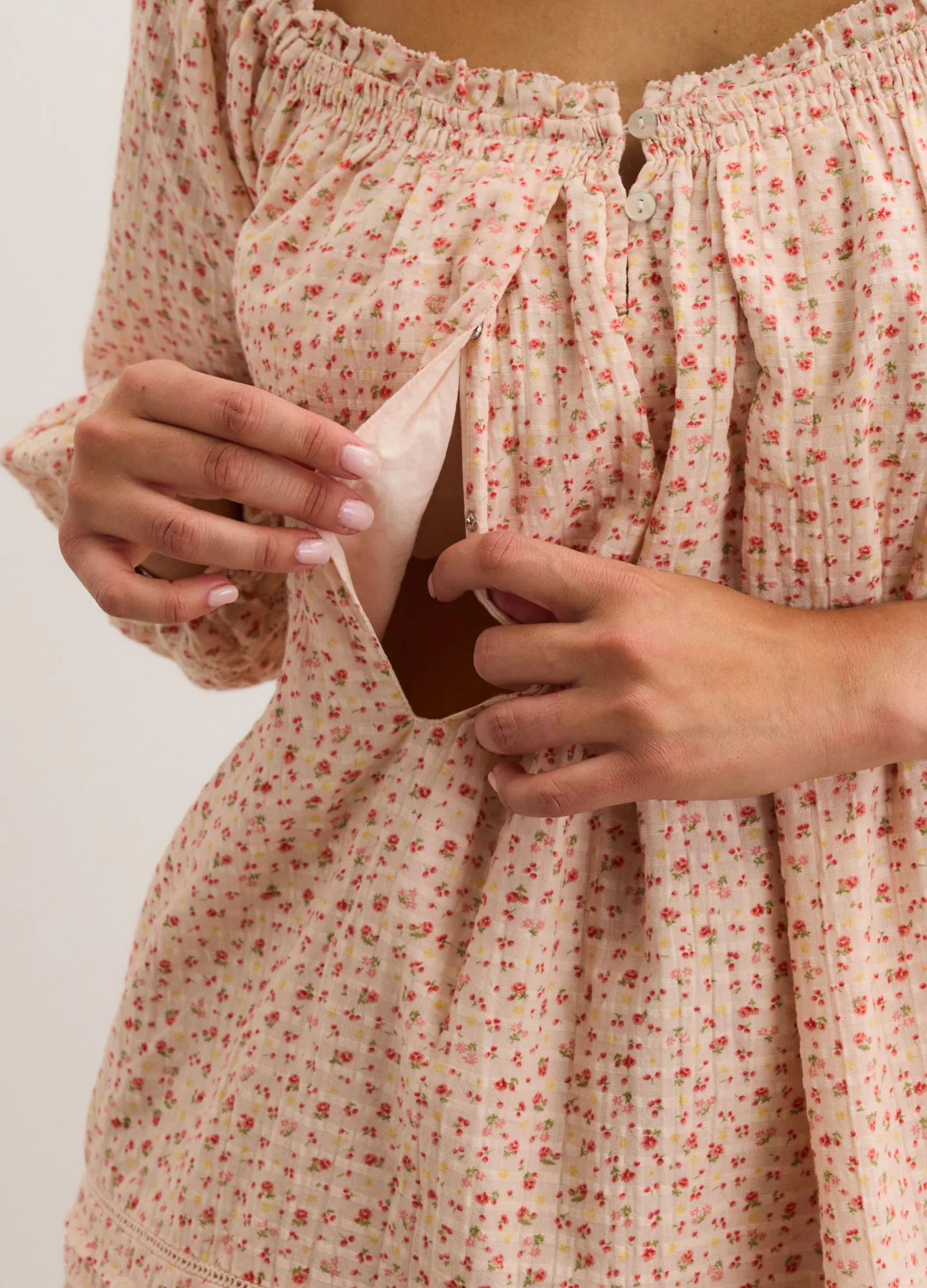 The Lottie Secret Nursing Mini Dress - Image 5