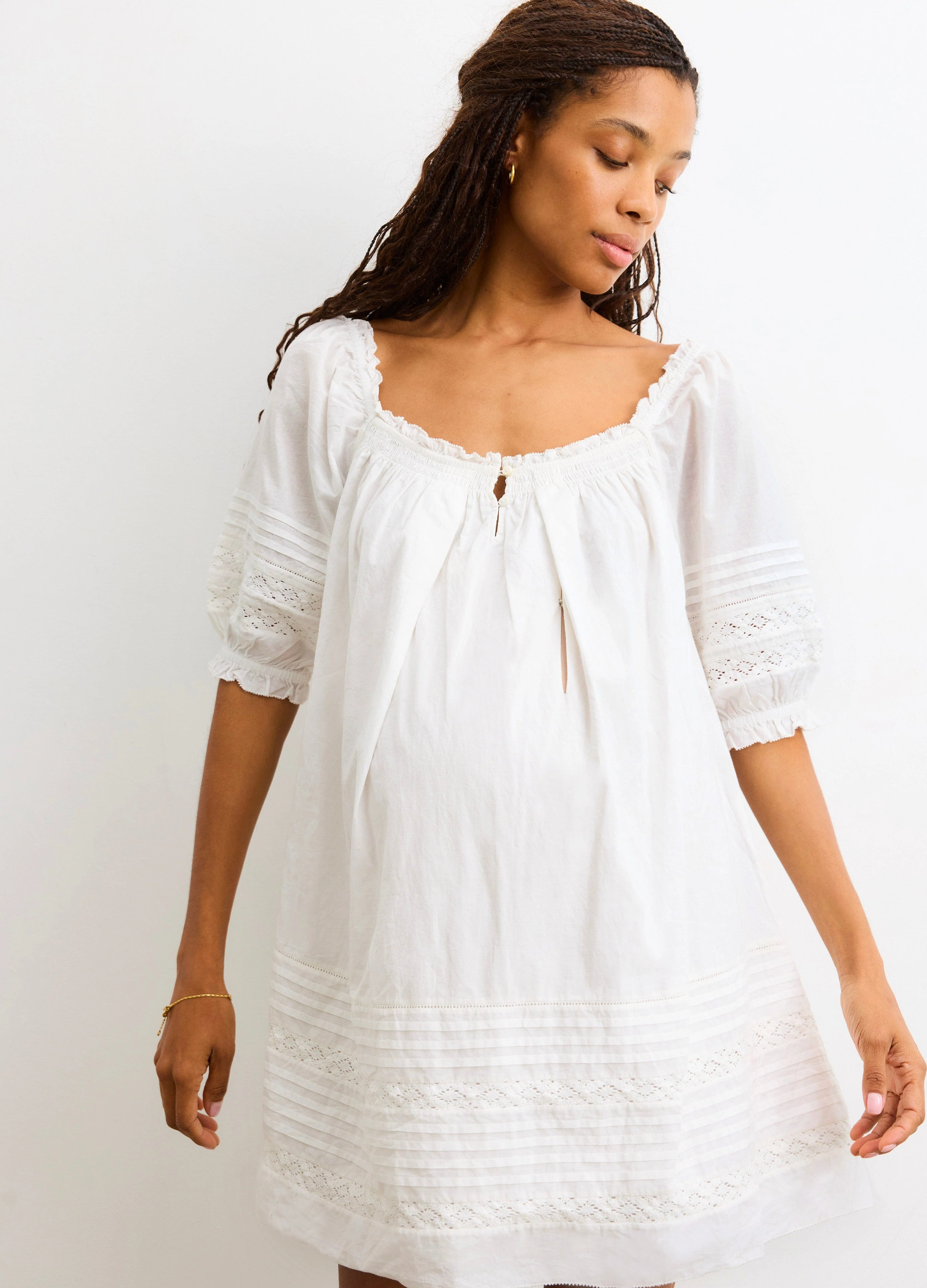 The Lottie Secret Nursing Mini Dress - Image 4
