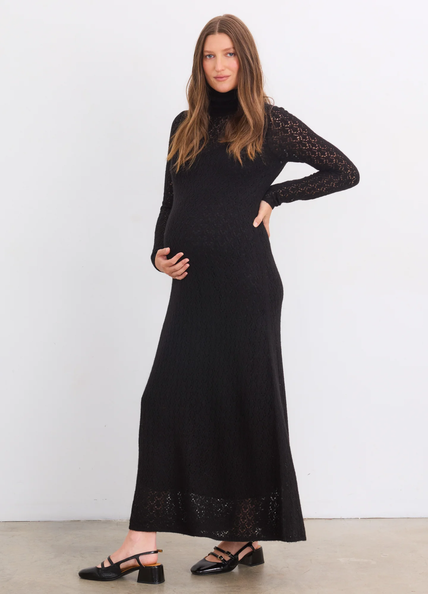 The Luella Knit Pointelle Dress - Image 7