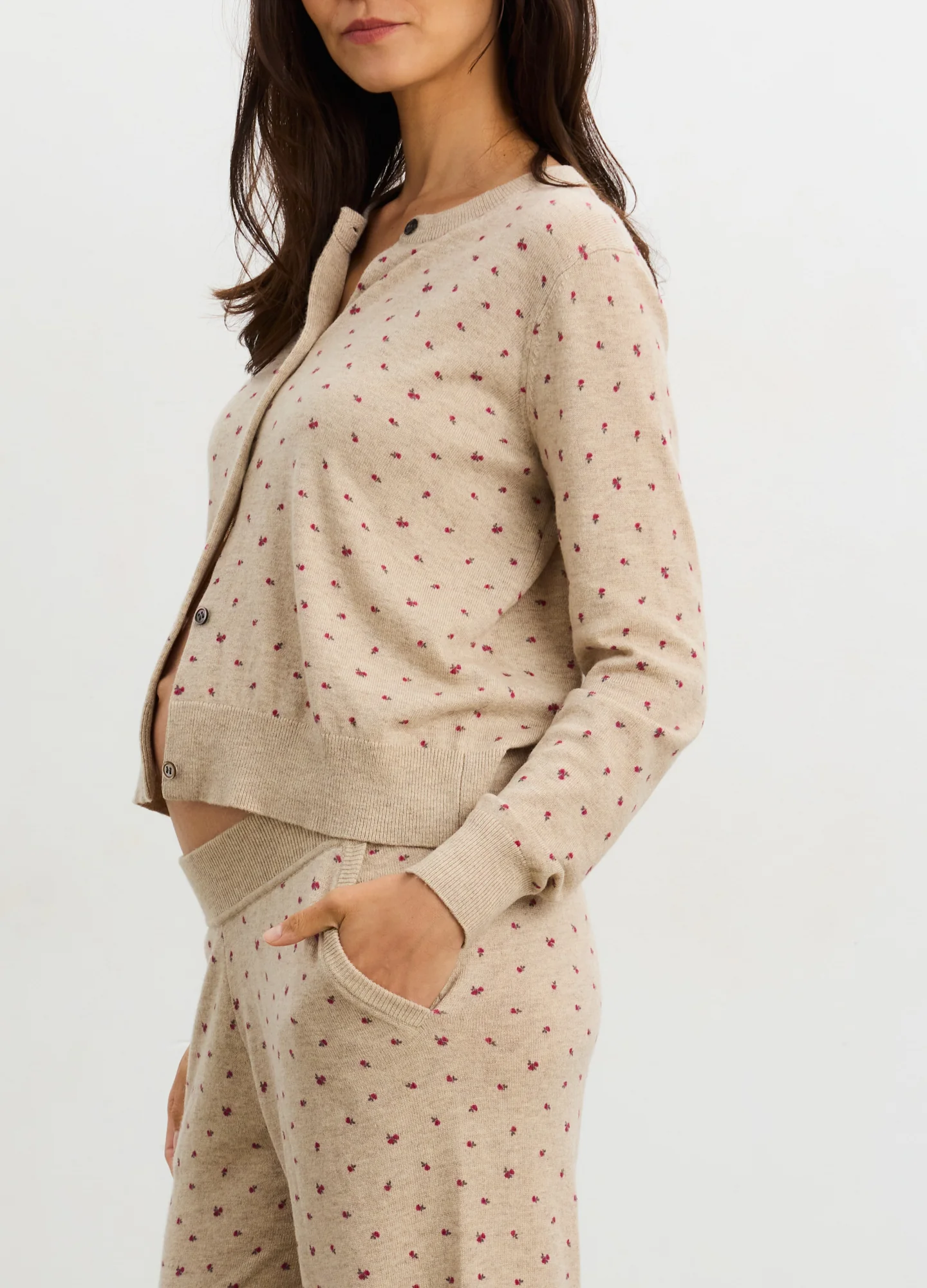 The Nora Floral Knit Cardigan - Image 2