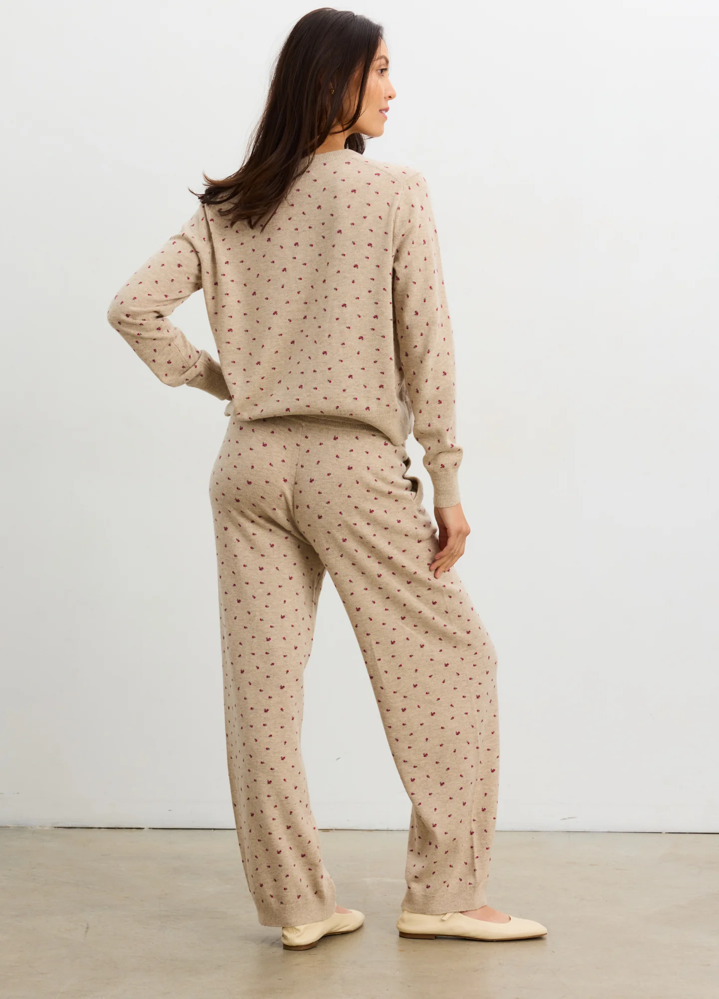 The Nora Floral Knit Pant - Image 5