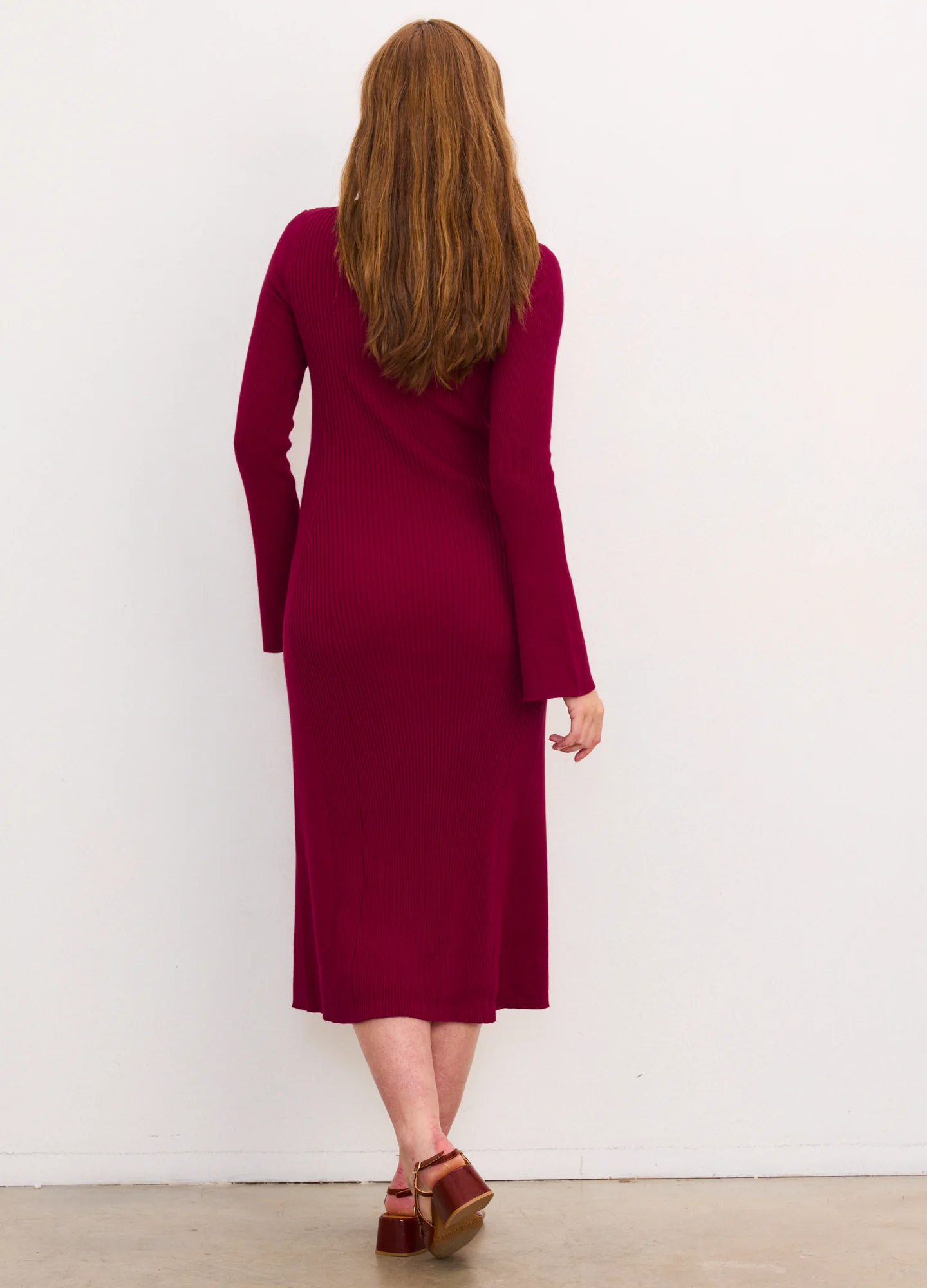The Odette Ribbed Midi Dress - Image 5