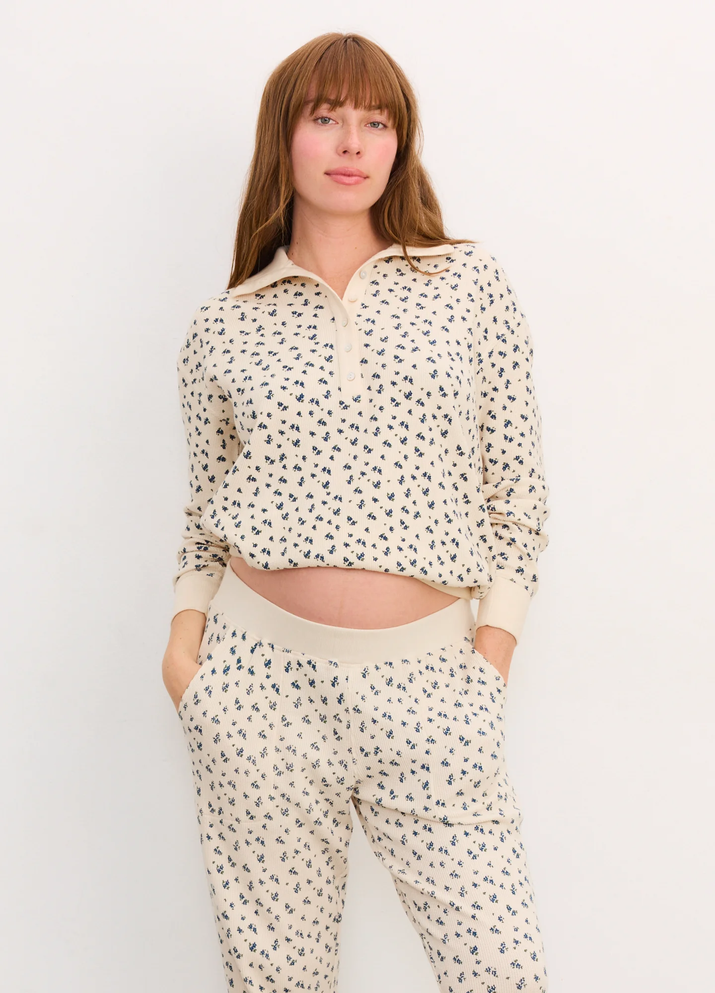 The Printed Waffle Pullover - Image 5
