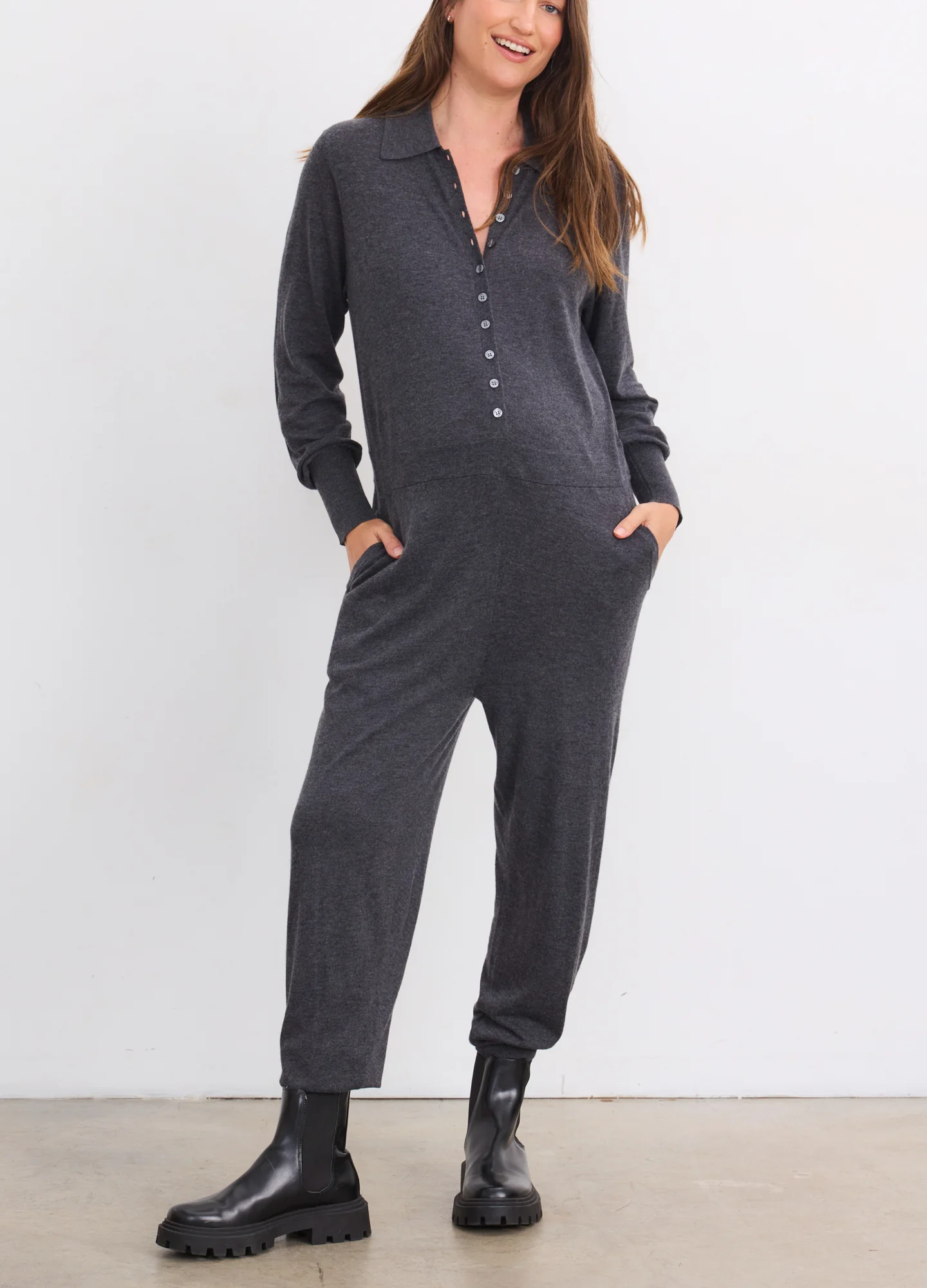 The Soft Knit Crosby Jumpsuit - Image 3