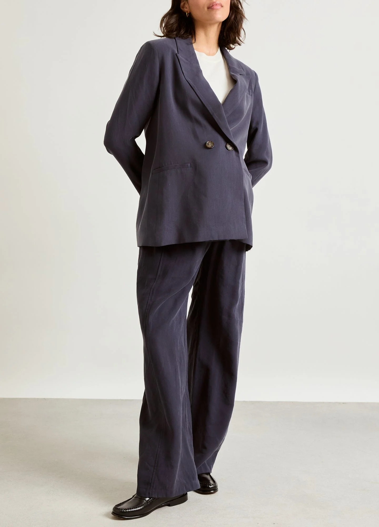 The Soft Tailored Twill Blazer - Image 3