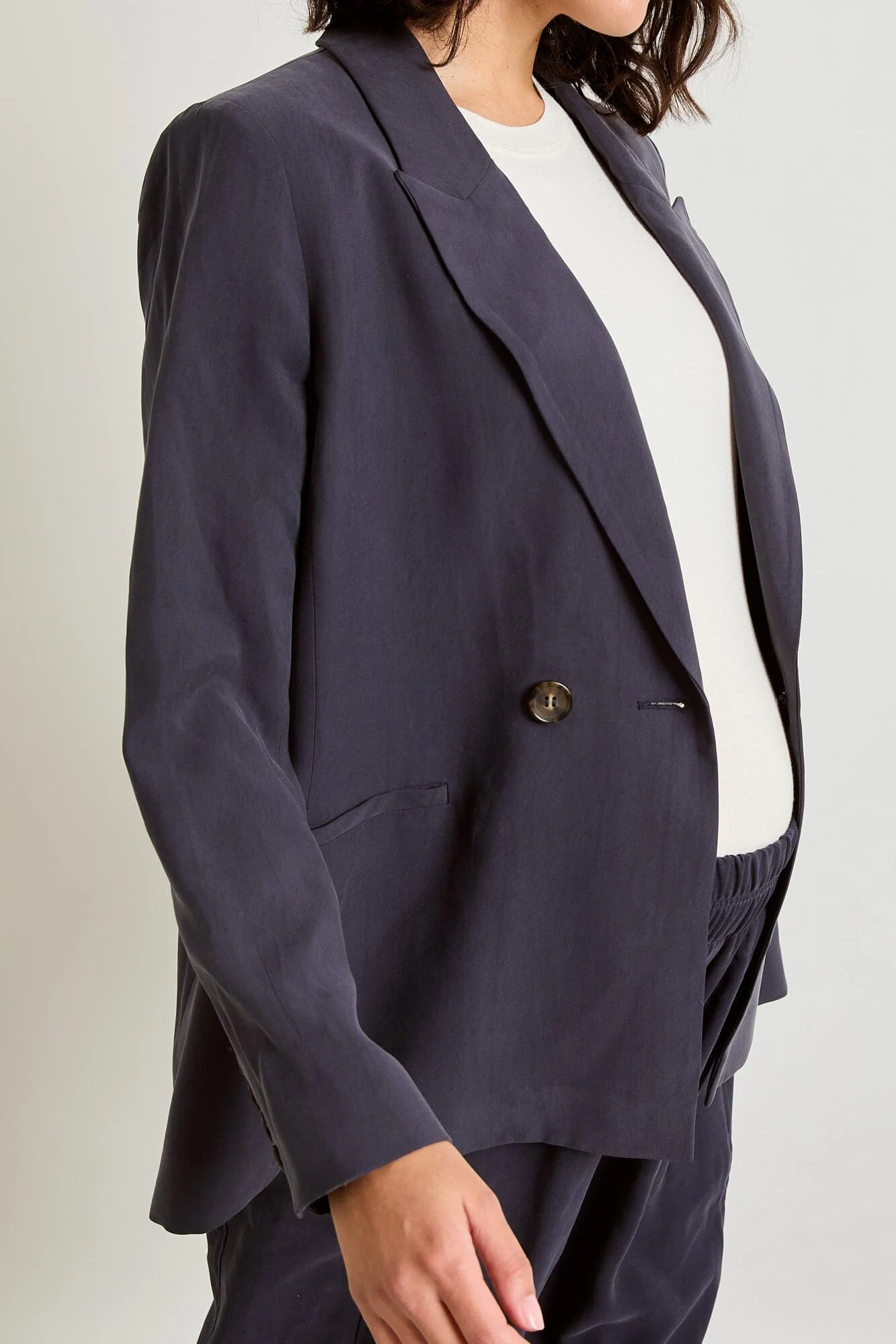 The Soft Tailored Twill Blazer - Image 4