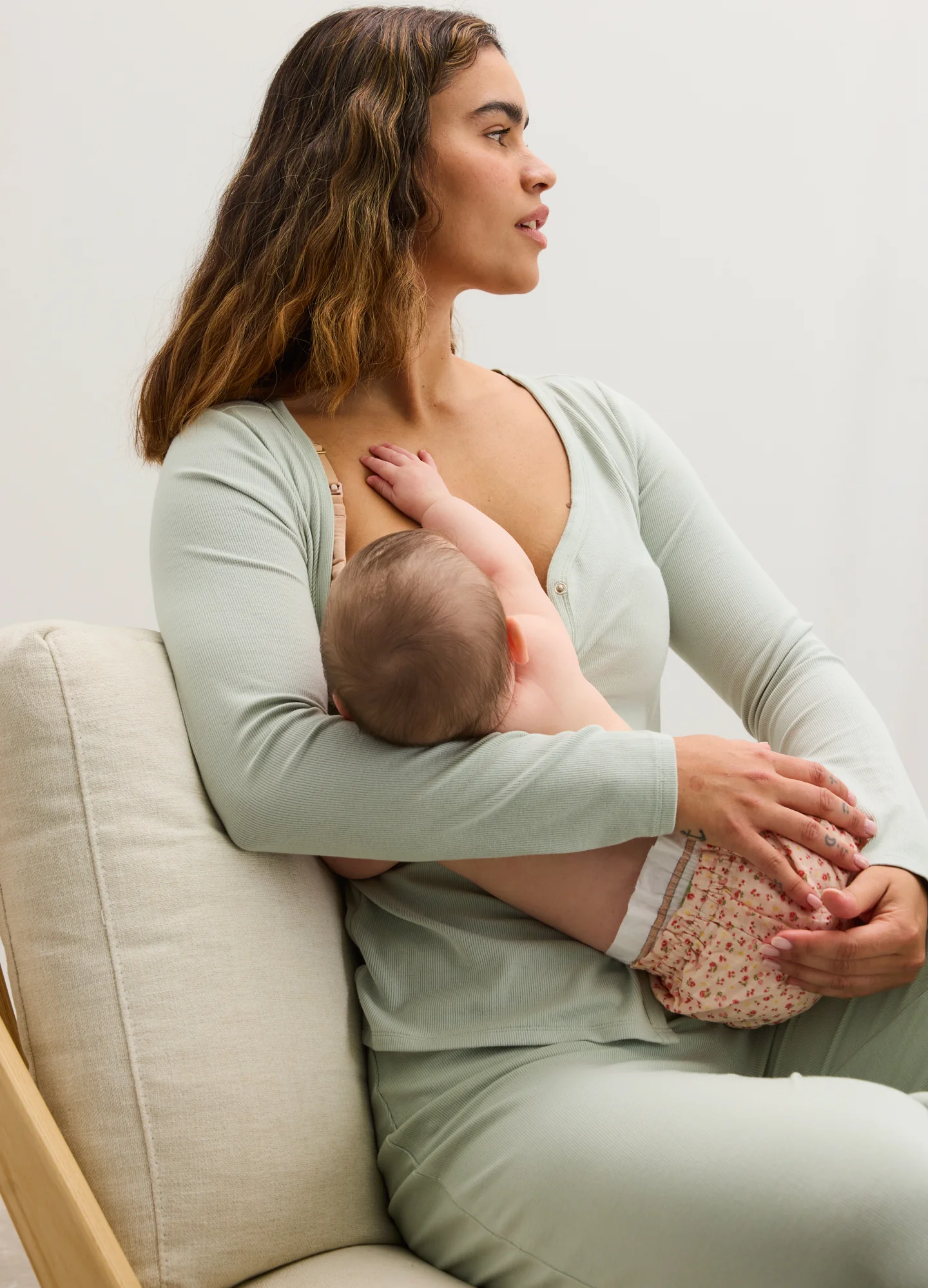 The Softest Rib Nursing Cardigan