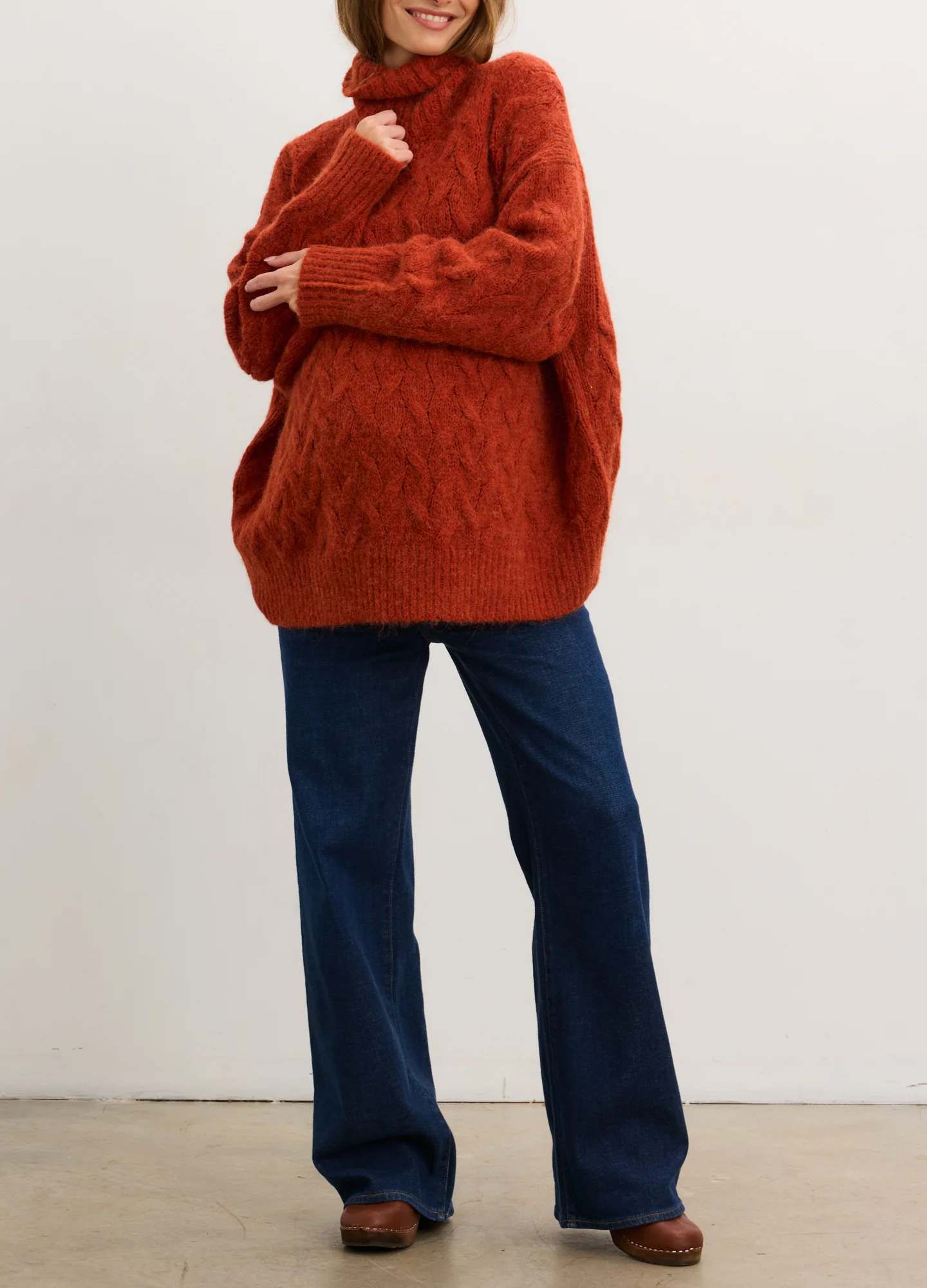 The Sophie Alpaca Cable Turtleneck - Image 3