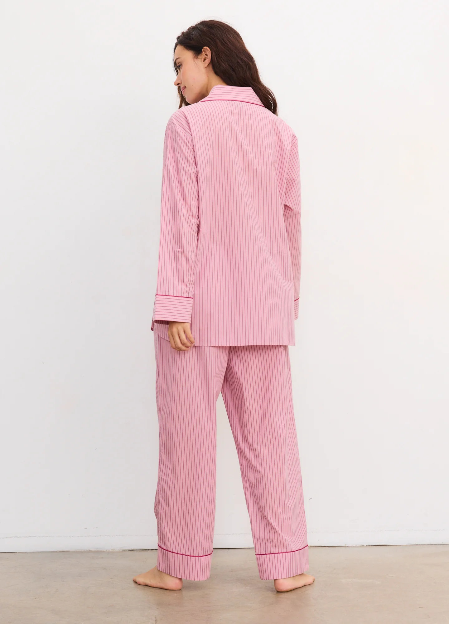 The Striped Cotton Classic PJ Set - Image 5