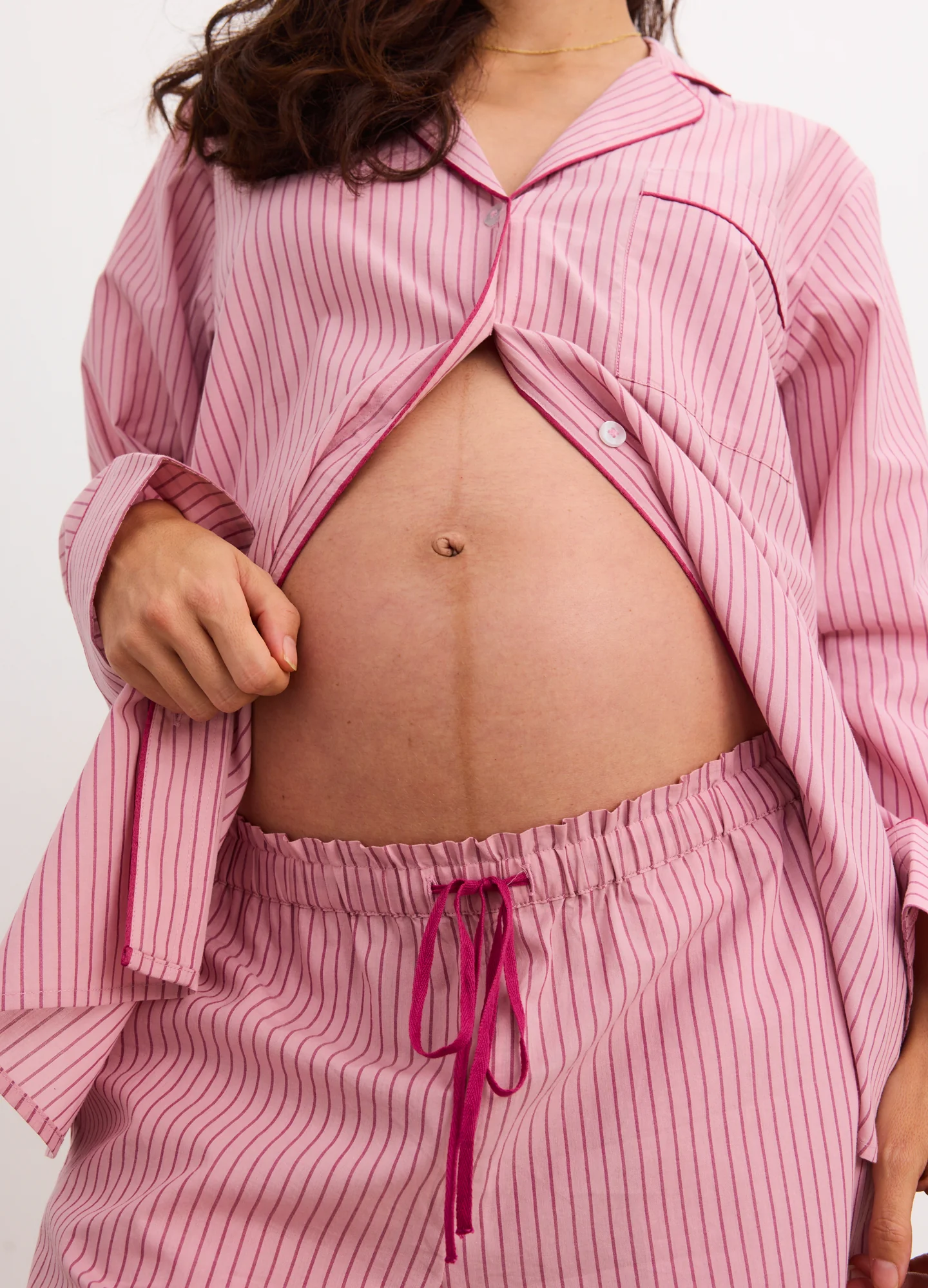 The Striped Cotton Classic PJ Set - Image 6